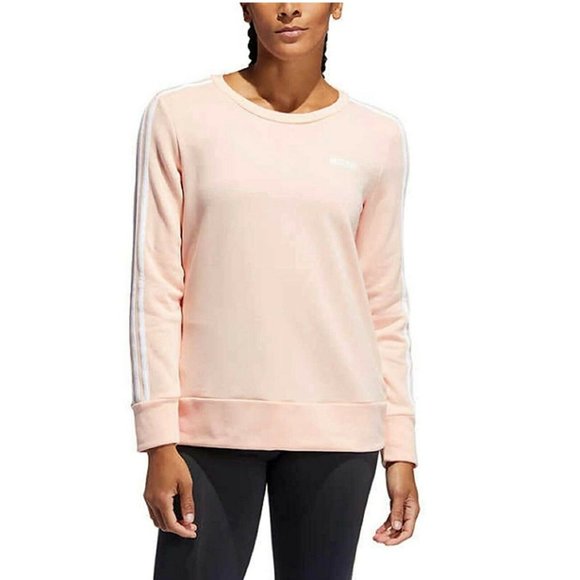 adidas Tops - Adidas Women's Essential 3 Stripe Crew Neck Sweats